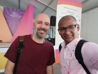 Afonso Cruz a la distancia de un brazo en la Feria Internacional del Libro Infantil y Juvenil, Filiaz